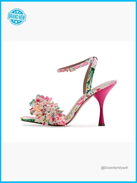 Ivory Lace Kitten Heels with Removable Bows & Ankle Straps Kitten Heel Lace Up Sandals Open Toe Ankle Strap Floral Dressy Heels
